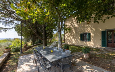 Villa Sofia: Veranda and garden