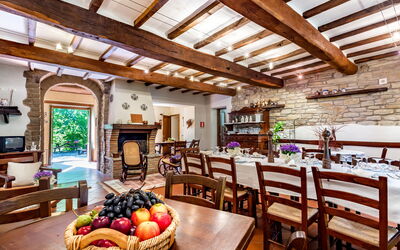 Villa Borgia: Sala da pranzo