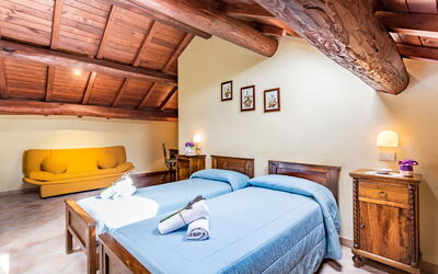 Villa Borgia: Camera da letto