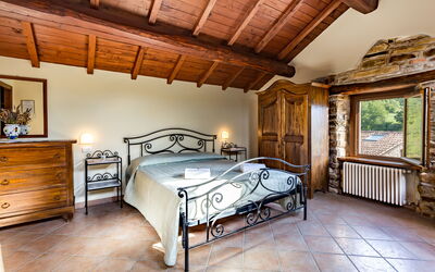 Villa Borgia: Camera da letto