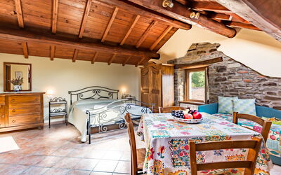 Villa Borgia: Camera da letto