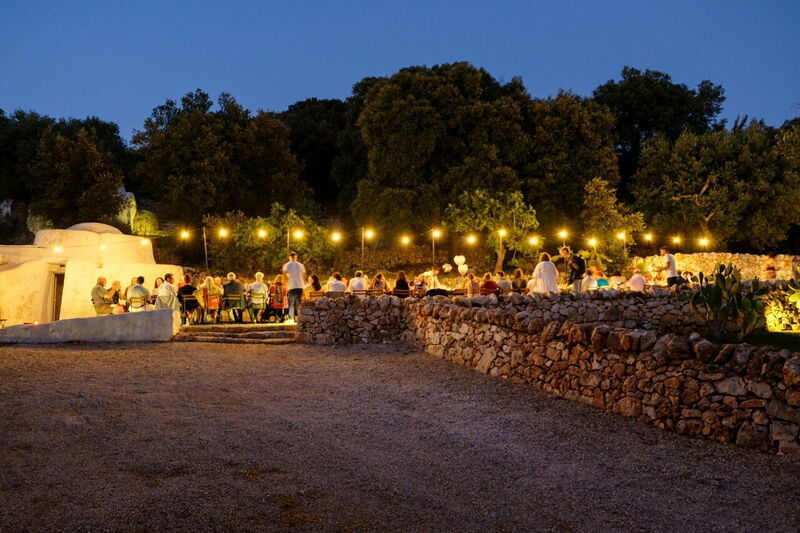 Photograph of wedding venue in a villa